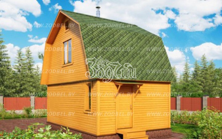 Баня с мансардой под ключ