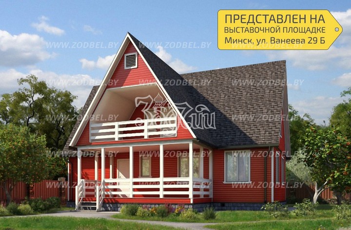 Проект одноэтажного дома площадью 180 м2
