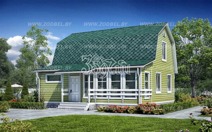 Проекты одноэтажных дачных домов
