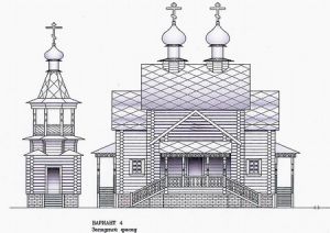 Проекты деревянных храмов и церквей